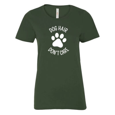 Ladies "Dog Hair, Don't Care!" Tee Thumbnail